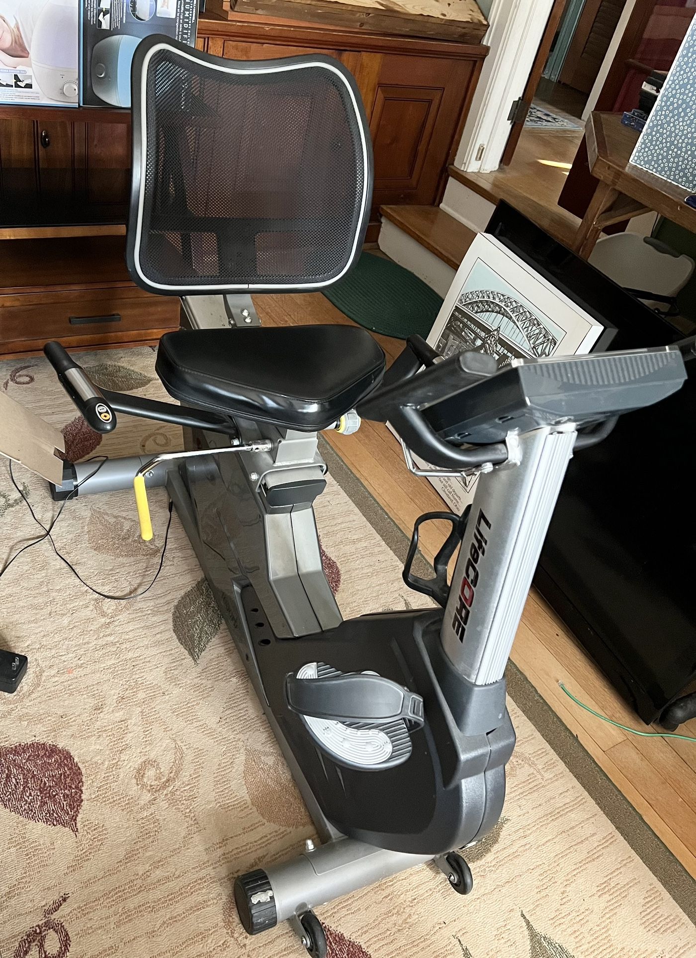 Lifecore 1000rb Recumbent Bike - Stationary Exercise Bike