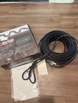 80FT Self-Regulating Heating Cable, heat tape, 120V 8W/ft, 0C~ -40C
