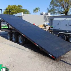 Condition: BRAND NEW
Model: G-FORCE 32′ TRI-AXLE (10K AXLES) FLATBED HYDRAULIC TILT TRAILER
Model Year: 2023