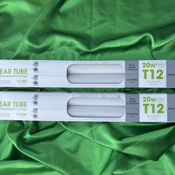2ft. Linear Tube T12 Fluorescent Lamps - 4 Pack
