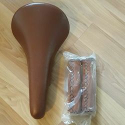 Bike seat and handle bar grips
