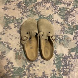 Birkenstock Classic Slide-On Sandals, Brown, 2-Strap, Size 42