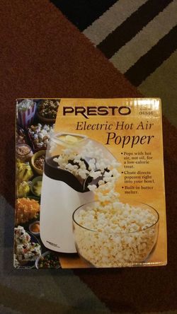 Presto hot air popper