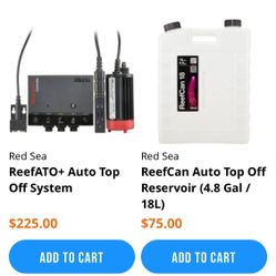 RED SEA ReefATO+ Auto Top Off System Plus 4.8 Gal Reservoir 