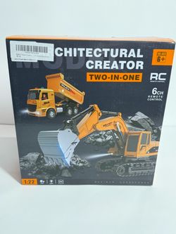 2-in-1 RC Construction Toy Set 1:22 Scale