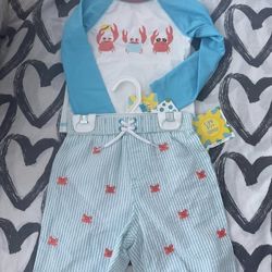 NWT little me 24 months boy swim set