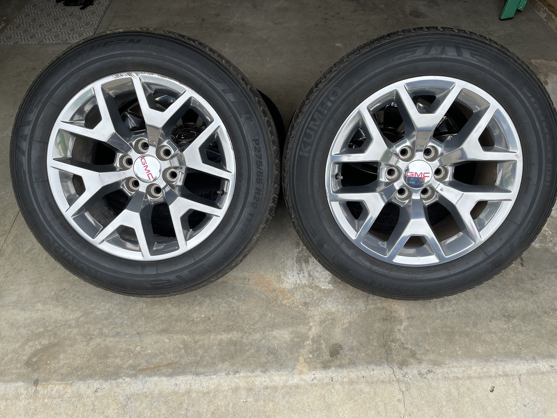 OEM 20” Snowflake Wheels With Tires