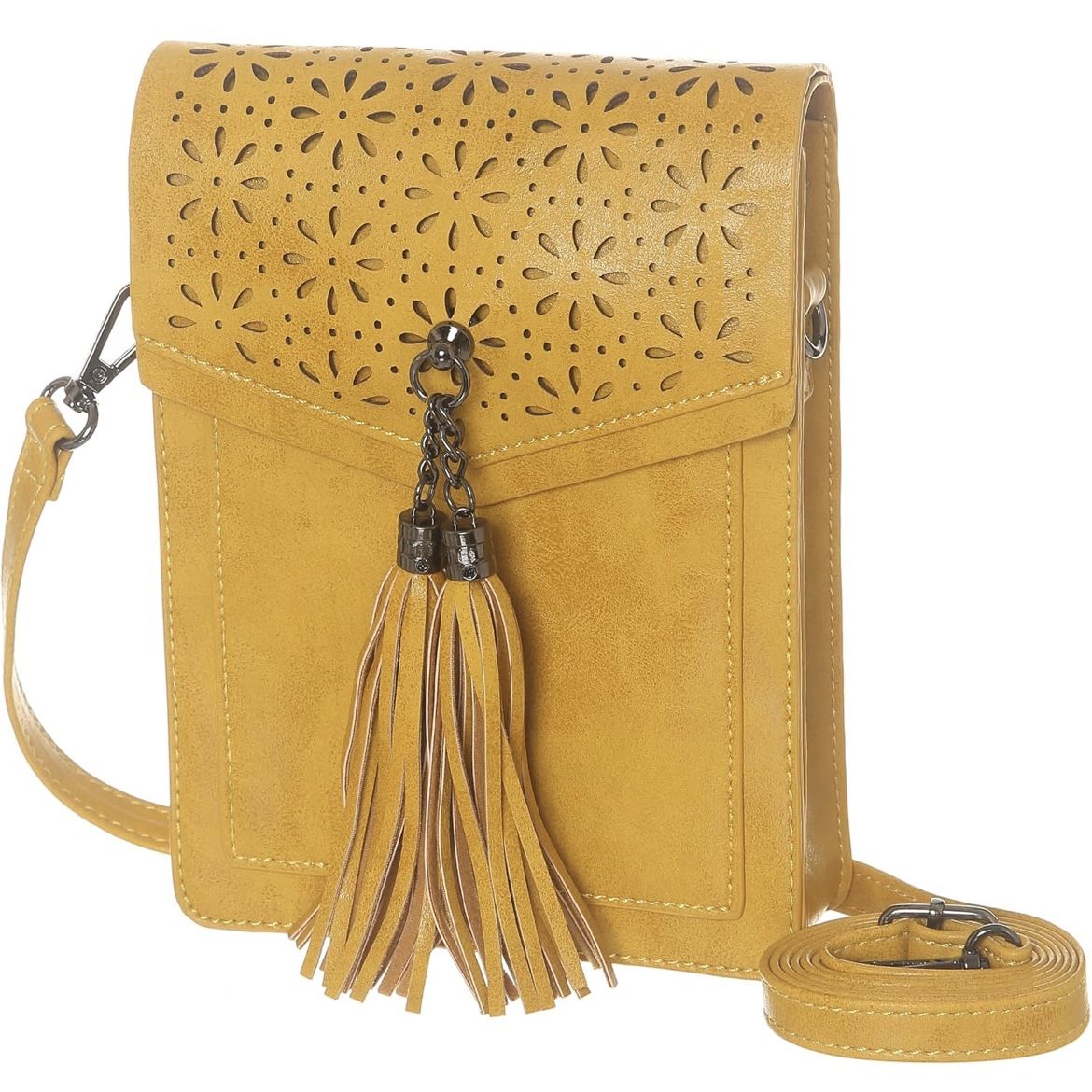 INICAT Fringe Crossbody Cell Phone Purse for Women