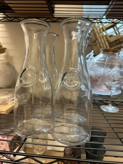 1 Liter Glass Carafes 