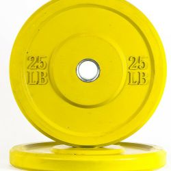 Olympic Rubber Bumper Plates - Pair Of 25lb