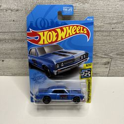 Hot Wheels Blue ‘1967 Chevelle “SS” 396 Ausley’s Chevelle 40 Years / HW Speed Graphics • Die Cast Metal  • Made in Malaysia