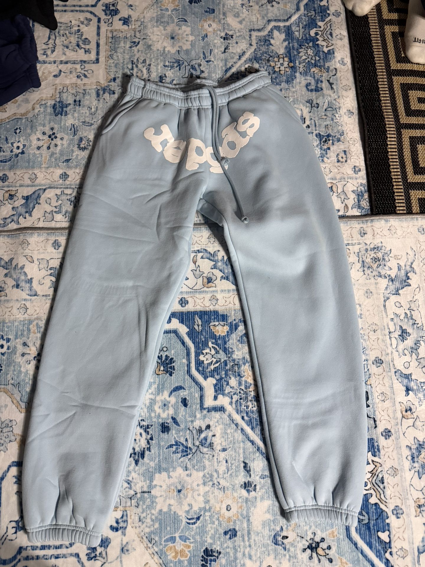 Sky Blue Spider Pants 