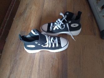 Size 3 - Converse Chuck Taylor All Star Lugged High Black W