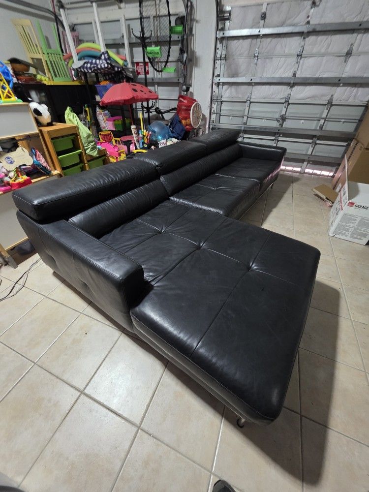 Black Sectional Sofa