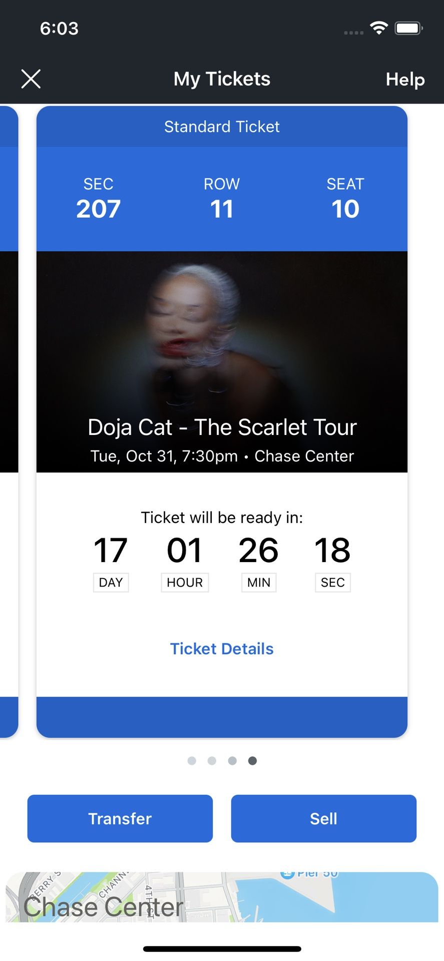 Doja Cat 10/31 Chase Center