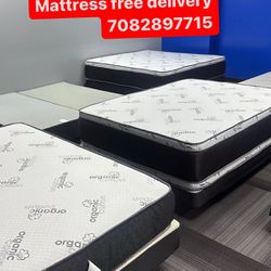 Mattress set Cash or in delivery free delivery. Just call when you’re ready. 708-289-7715 huge sale.