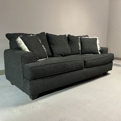 THE BEST COUCH YOUR A$$ HAS EVER SAT ON - Dark Gray Couch - Free Delivery Tonight 😁