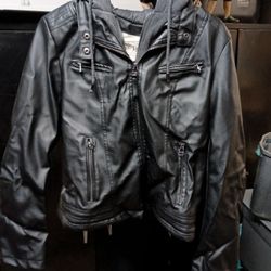 Leather Faux-  Junior Jacket 