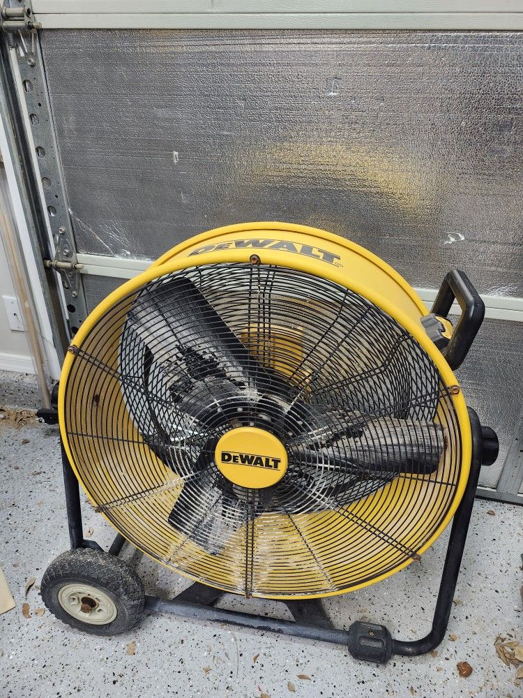 Dewalt shop fan