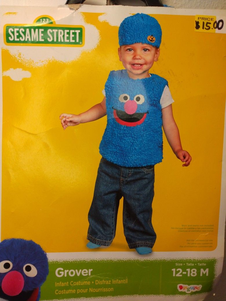 Grover Infant Costume, Grover Costume, Sesame Street Costumes, Kids Costumes, Children Costumes, Halloween Costumes