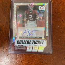 Patrick Surtain GOLD CRACKED ICE AUTO /23