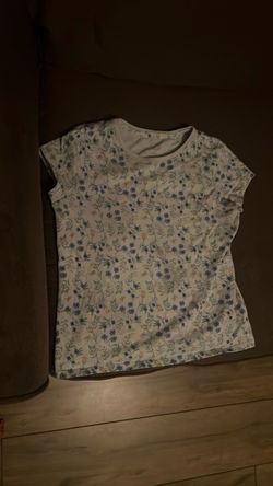 Flower designed shirt
