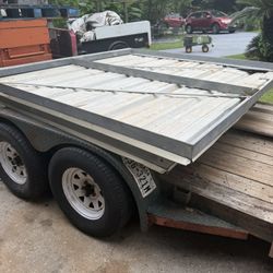 2  PUERTAS OR GATES  92”X88” Galvanaized 1/4 Thick