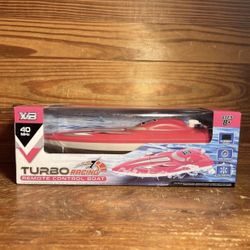 New XVB Turbo Racing 40mhz Remote Control Blue & Yellow Speed Boat