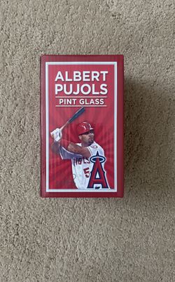 Albert Pujols Angels Pint Glass