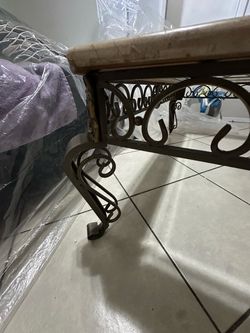 Rod Iron coffee table