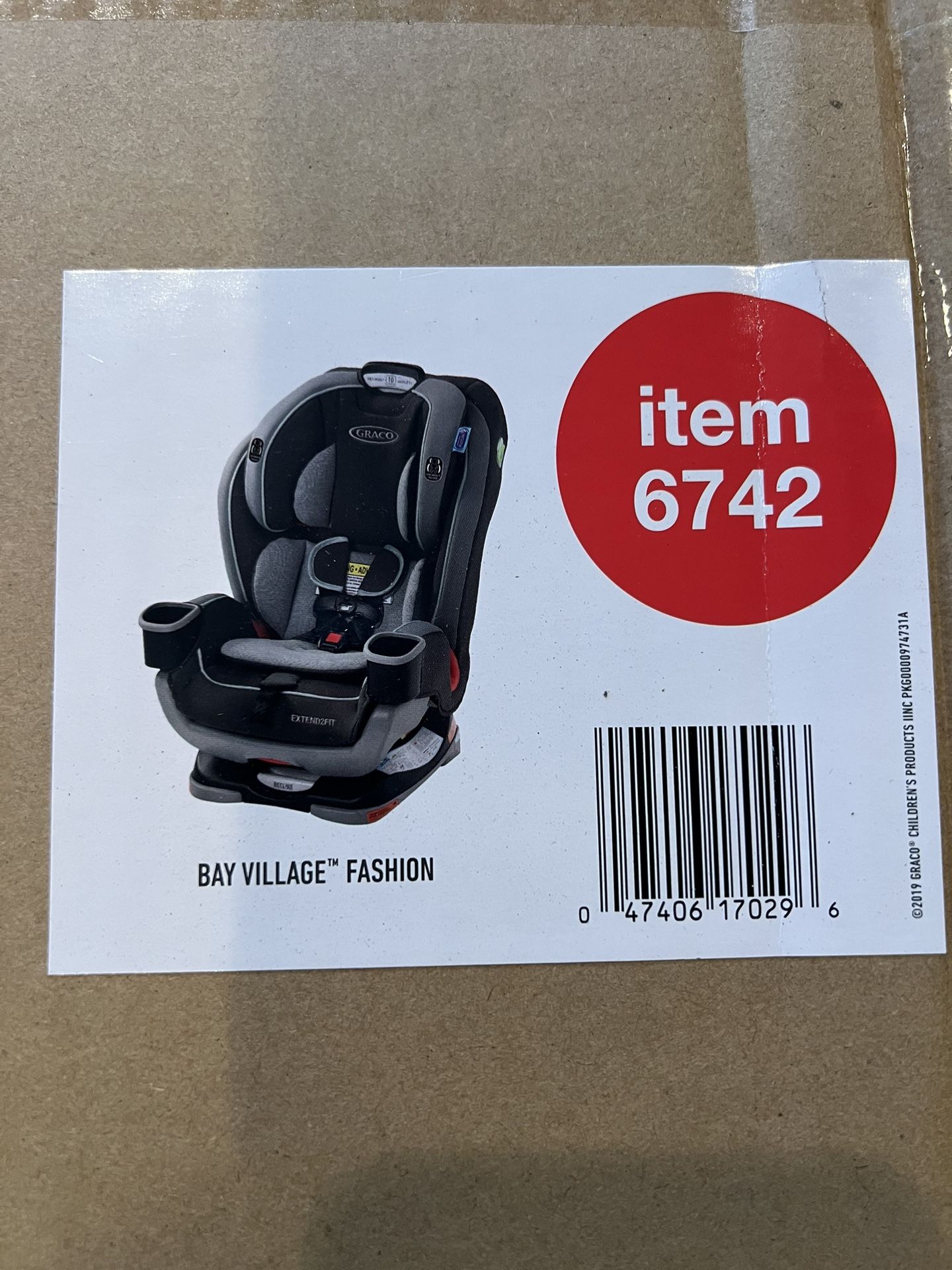 Graco Extend2Fit 3-in-1 Car Seat - Bay Village