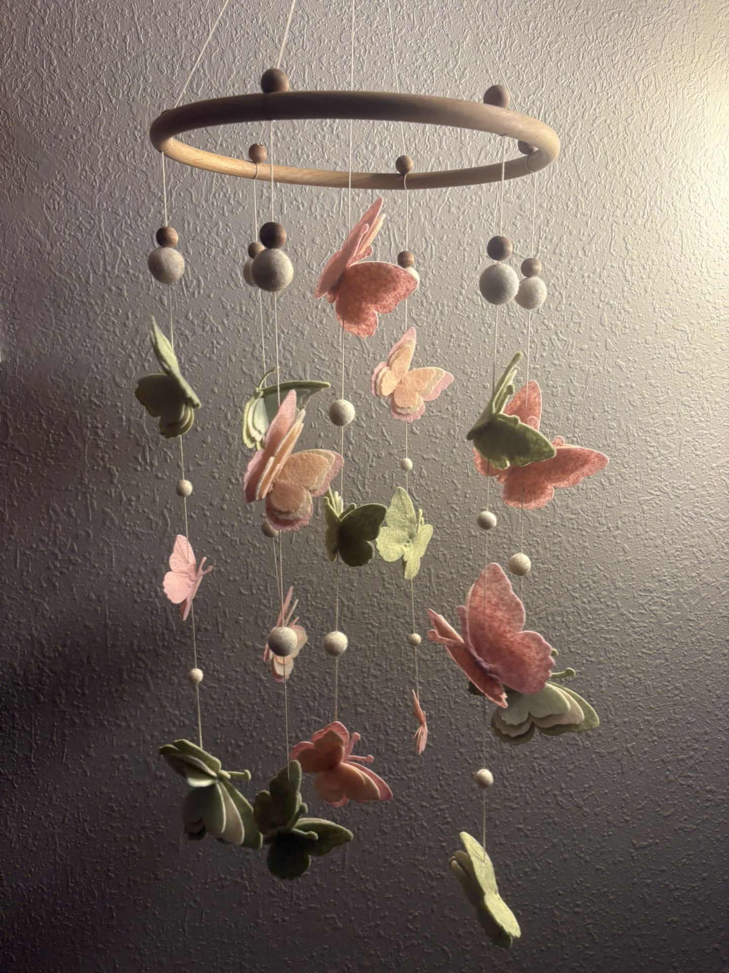 Handmade Baby Butterfly Mobile – Soft & Dreamy Nursery Decor (Please see description)