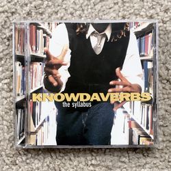 KNOWDAVERBS The Syllabus 1999 CD - Hip Hop Christian Rap Gospel Rap - LIKE NEW!!