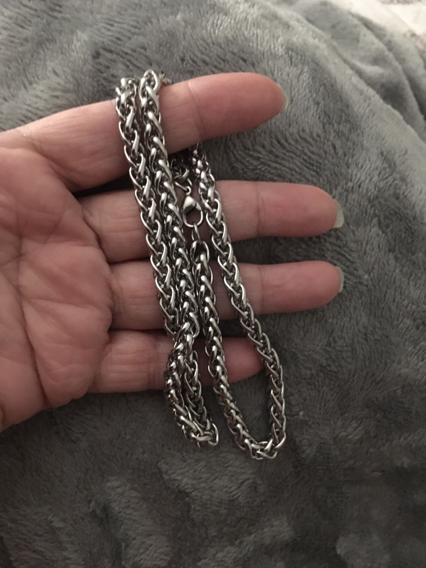 Men’s Fashion Stainless Steel Chain Necklace 20 In $32