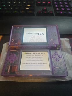 Nintendo DS Lite translucent purple