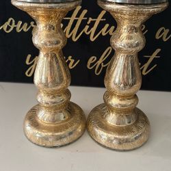 Candle Stick Holder And Candles