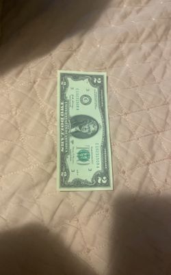 2 Dollar Bill Rare Letter A 2017 