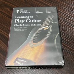 The Great Courses- Learning To Play Guitar. New Sealed 4disc DVD COLLECTION 