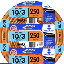 Romex 10-3 250ft $250