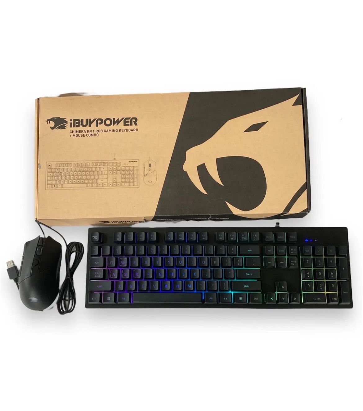 IBuyPower RGB Gaming Keyboard and Mouse