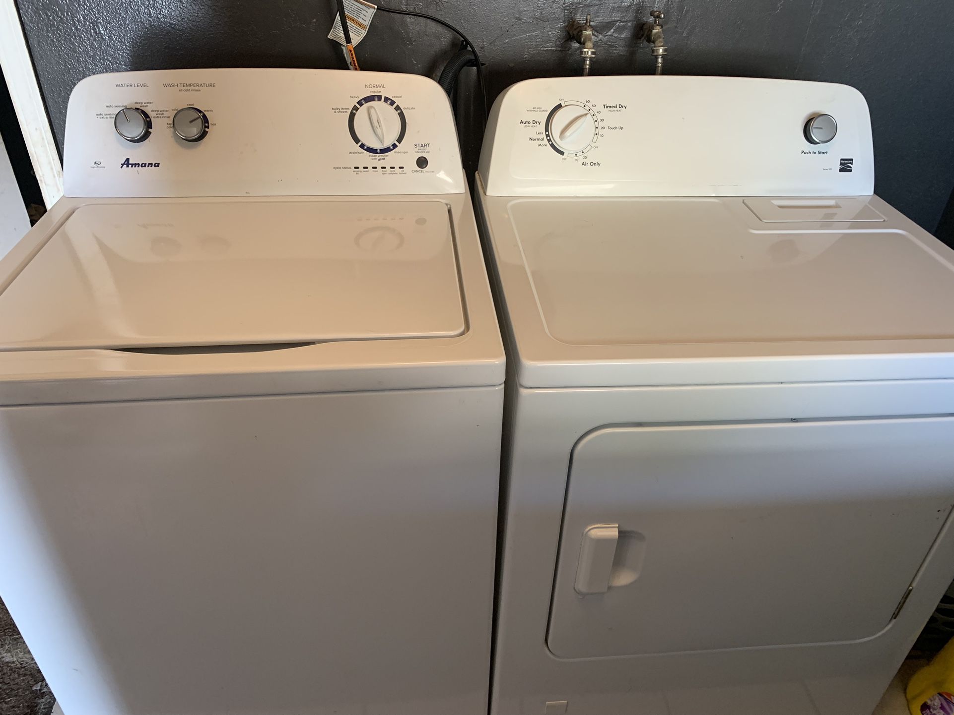 Amana Kenmore Washer And Gas Dryer