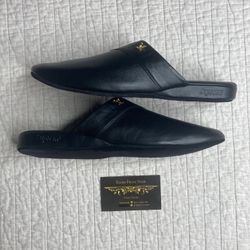 Supreme x Louis Vuitton Hugh Slippers 'Black'   Size 5  