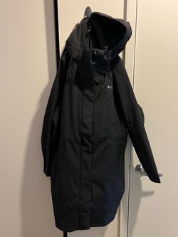 RIVIAN Cintas Design Collective Black Long Outershell Parka Jacket Raincoat Women's Size 2x NEW