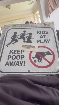 Sigosigns Kids At Play Keep Poop Away