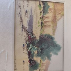 ORIGINAL W BARTKO WATER COLOR PAINTINGS DESERT SCAPES AND SIGNED 300 EACH