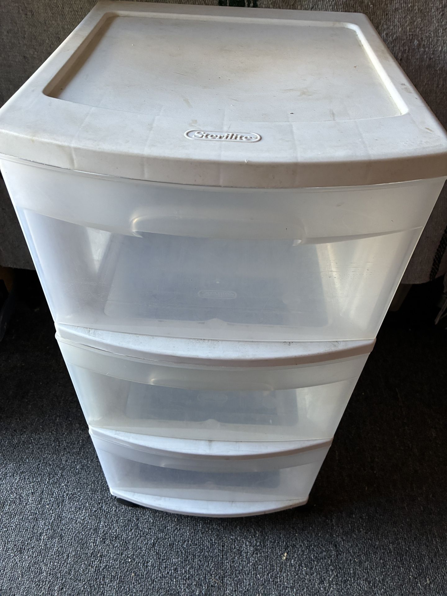 Sterilite 3-Drawer Storage Unit on Wheels