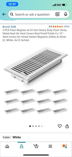 Heavy Duty White Vents