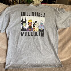 Disney Chillin Like A Villains Evil Queen Shirt XL
