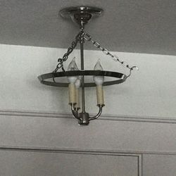 Pottery Barn Hundi semi-flush ceiling light - missing glass