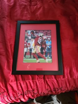 Deebo SAMUEL AUTOGRAPH 8X10 PHOTO